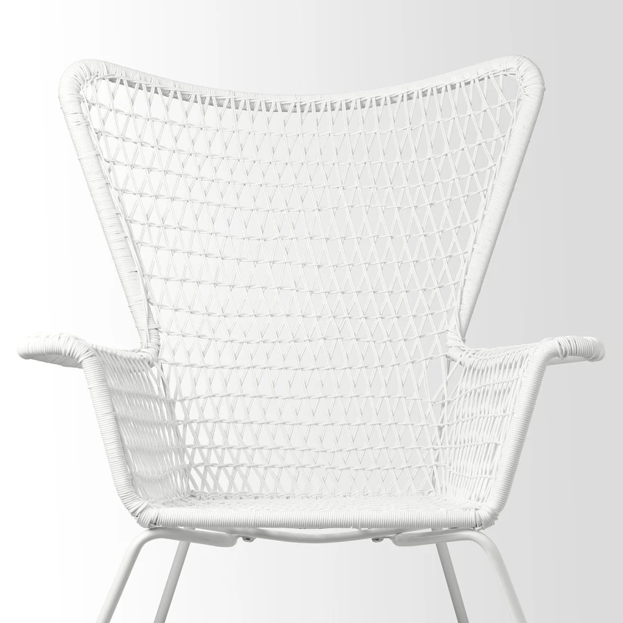 Садовое кресло - IKEA HÖGSTEN/HOGSTEN, белый, 93x78x74см, ХЁГСТЕН ИКЕА (изображение №9)
