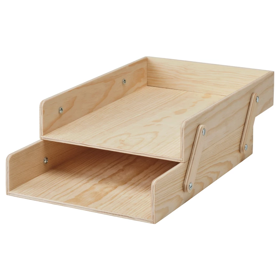 Лоток для писем - KLÄMMEMACKA /KLАMMEMACKA IKEA/  КЛЭММЕМАККА ИКЕА,  под беленый дуб (изображение №1)
