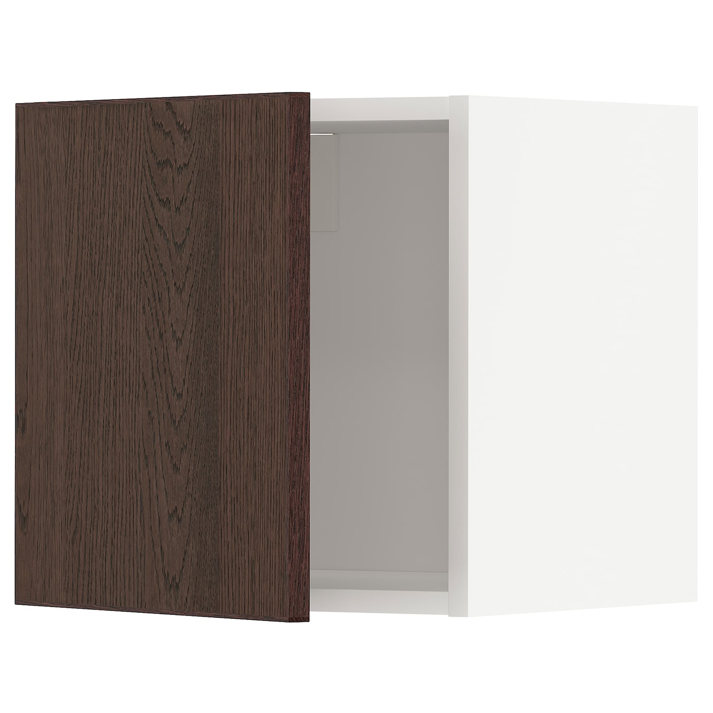 METOD Навесной шкаф - METOD IKEA/ МЕТОД ИКЕА, 40х40 см, белый/коричневый