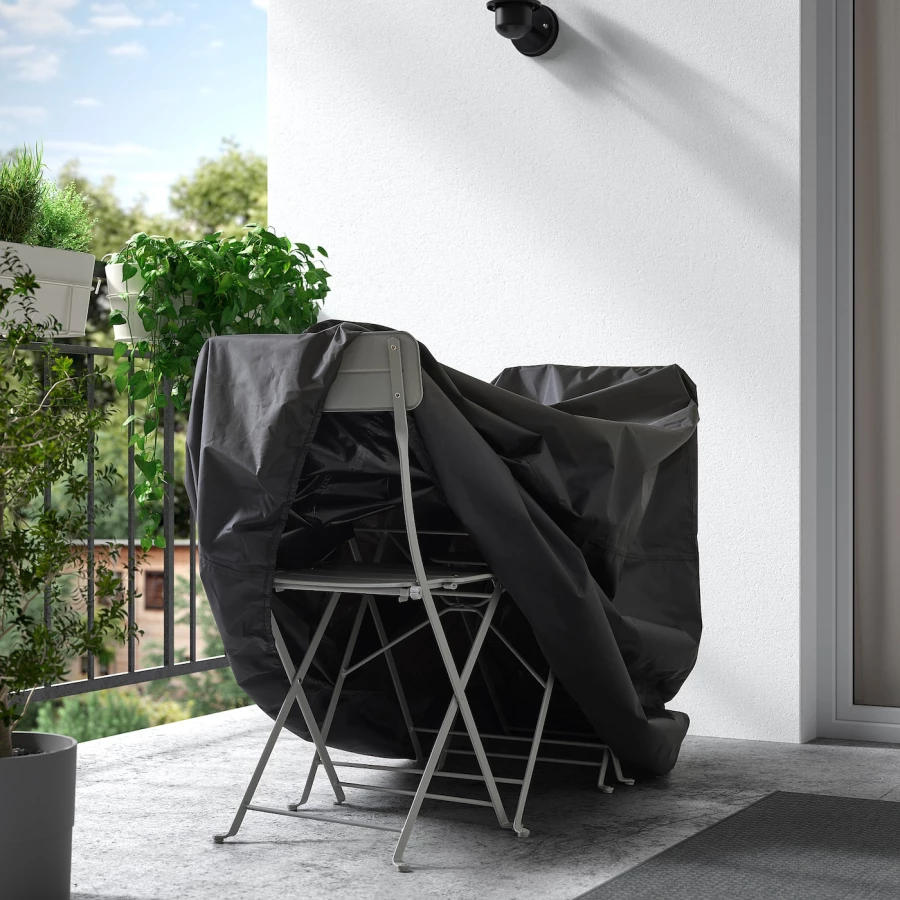 Сумка для хранения садовой мебели  - TOSTERÖ /TOSTERО IKEA/ ТОСТЕРО ИКЕА,  120x65 см, черный (изображение №2)