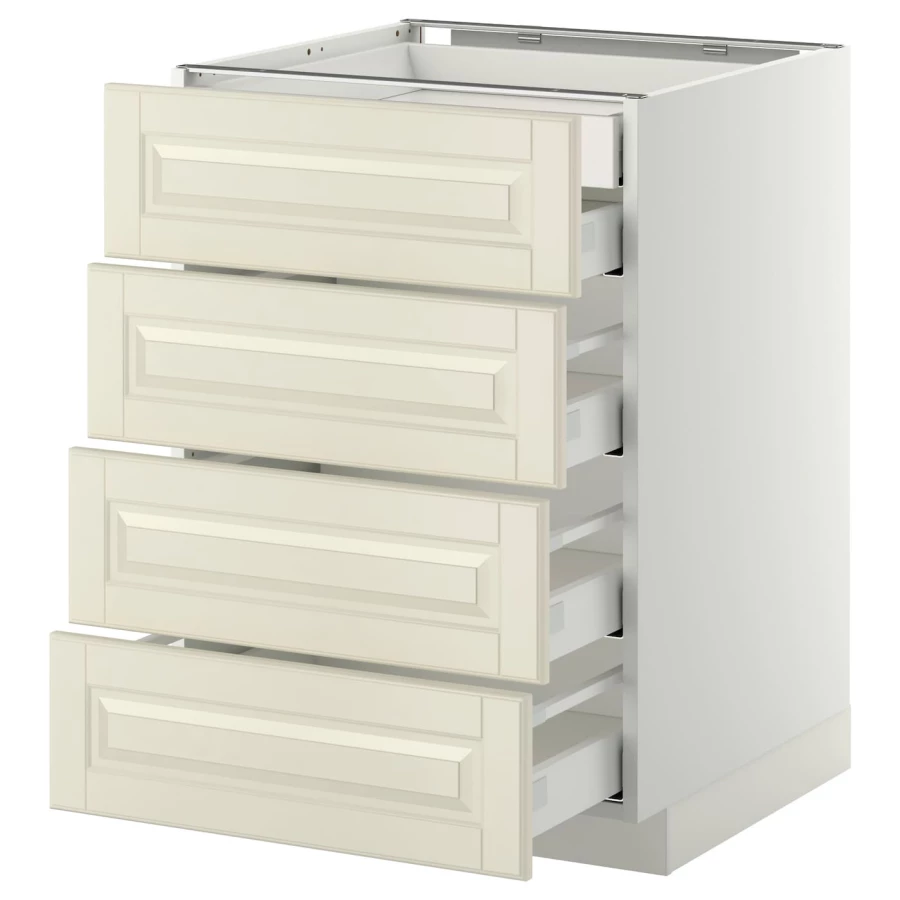 Напольный кухонный шкаф  - IKEA METOD MAXIMERA, 88x61,9x60см, белый, МЕТОД МАКСИМЕРА ИКЕА (изображение №1)