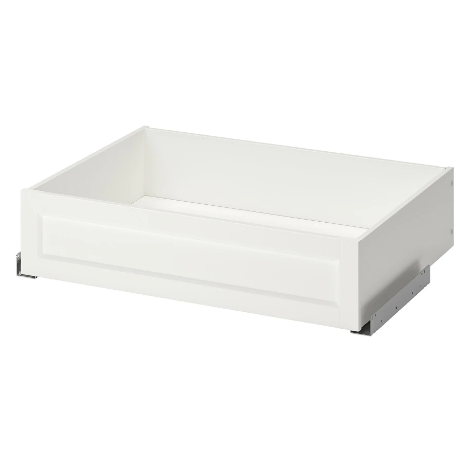 Ящик с фронтальной панелью - IKEA KOMPLEMENT, 75x58 см, белый КОМПЛИМЕНТ ИКЕА (изображение №1)