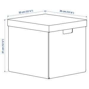 Второе фото. FJÄDERHARV Контейнер с крышкой ИКЕА