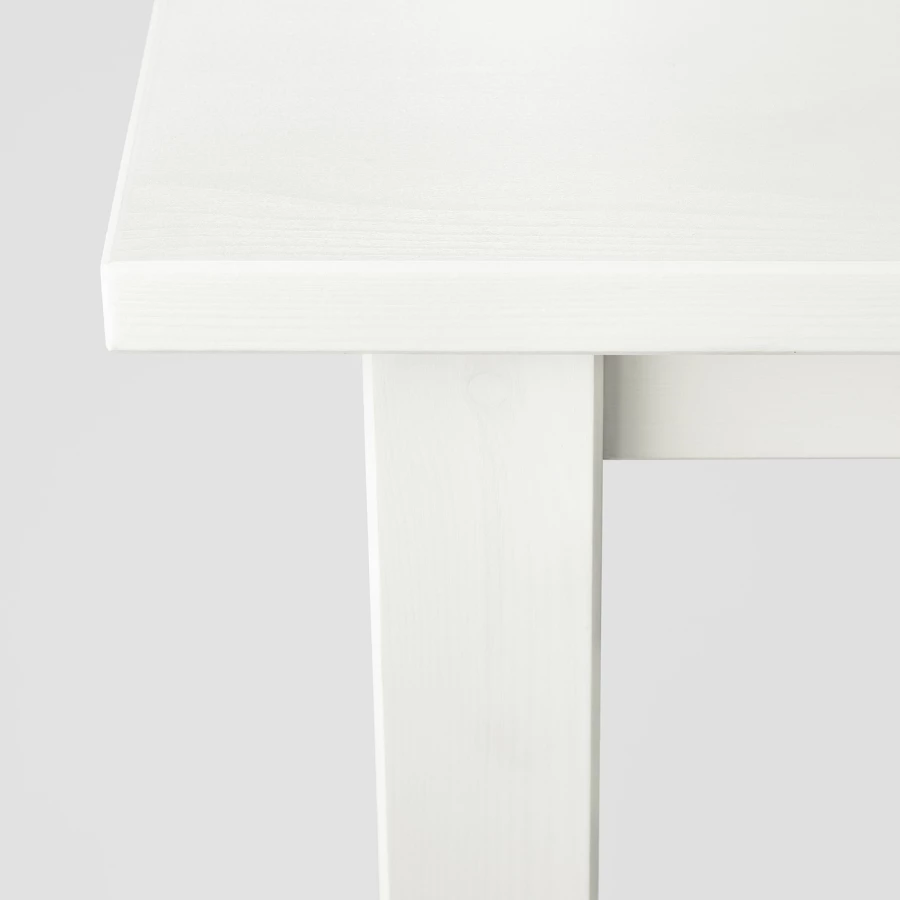 Журнальный стол - IKEA HEMNES/ИКЕА ХЕМНЭС, 90х90х46 см,  белый (изображение №3)