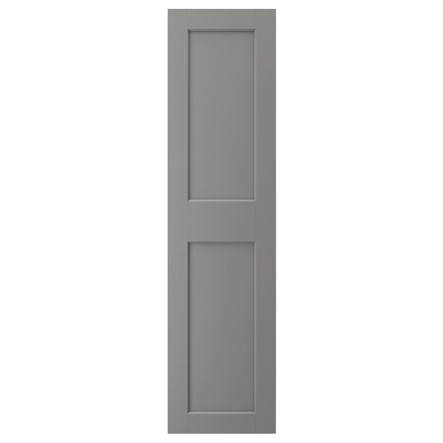 Дверца шкафа - GRIMO  IKEA/ ГРИМО ИКЕА,195х50 см, серый (изображение №1)