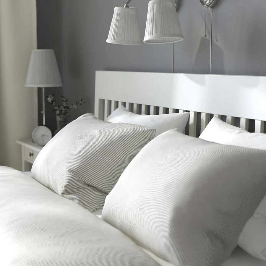 Каркас кровати - IKEA IDANÄS/IDANAS, 200х140 см, белый, ИДАНЭС ИКЕА (изображение №10)