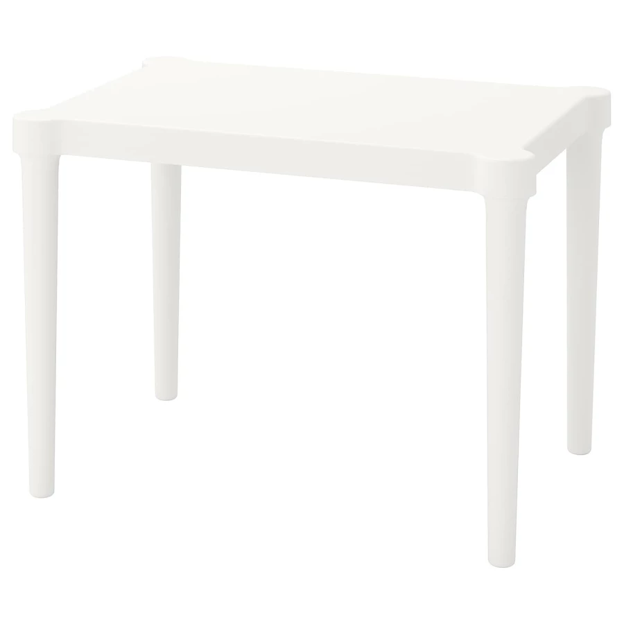 Стол детский - IKEA UTTER/ УТТЕР ИКЕА, 43х58 см, белый (изображение №1)