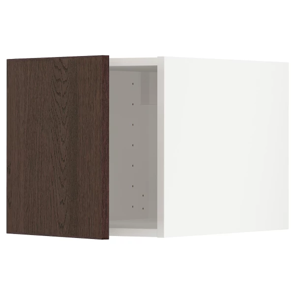 METOD Навесной шкаф - METOD IKEA/ МЕТОД ИКЕА, 40х40 см, белый/коричневый