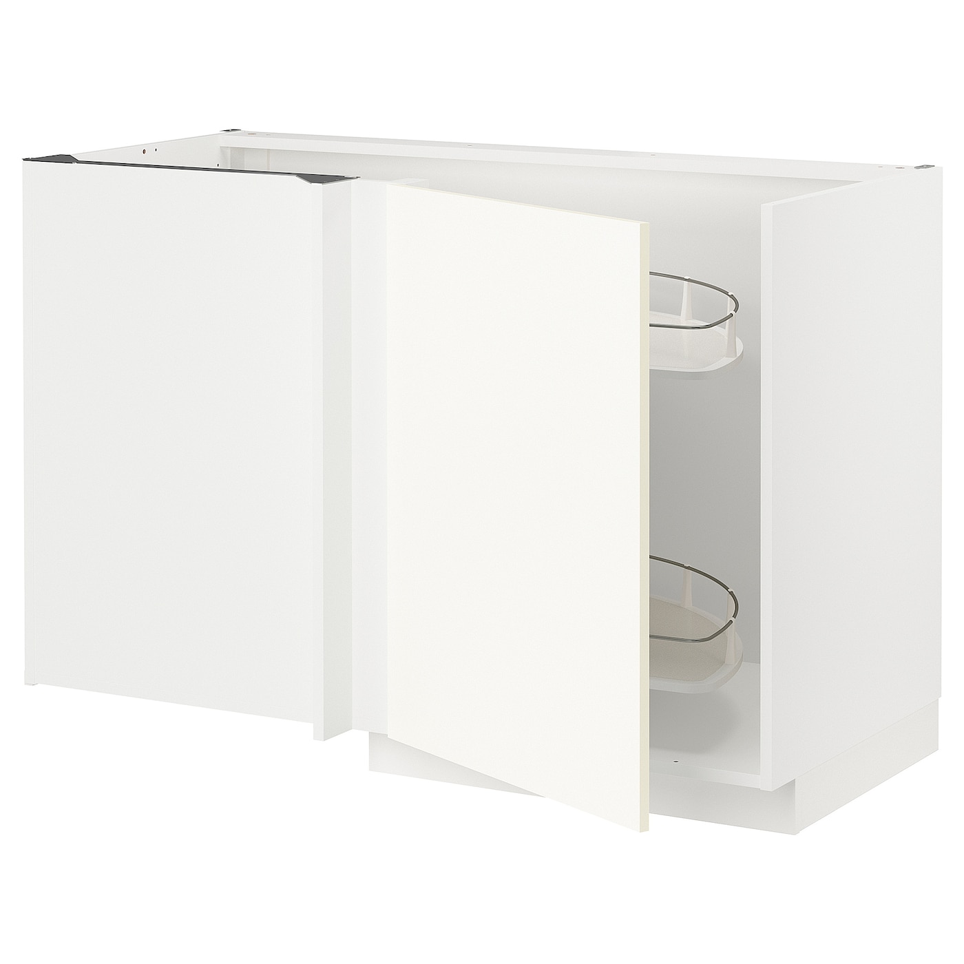 Напольный шкаф - IKEA METOD, 88x67,5x127,5см, белый, МЕТОД ИКЕА
