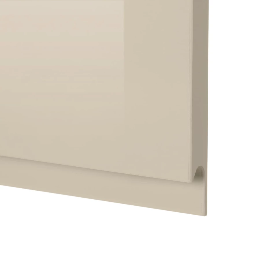Высокий кухонный шкаф - IKEA METOD/МЕТОД ИКЕА, 220х60х60 см, белый/бежевый (изображение №2)