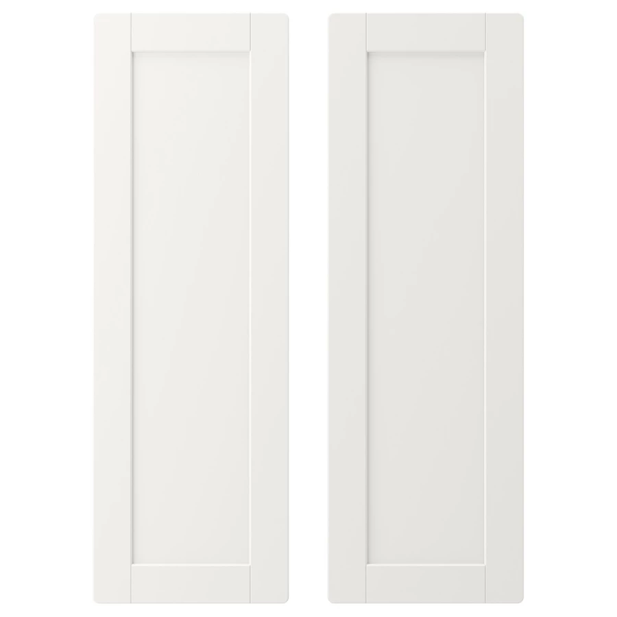 Дверь - SMÅSTAD/SMАSTAD  IKEA/ СМОСТАД ИКЕА, 30x90 см, белый (изображение №1)