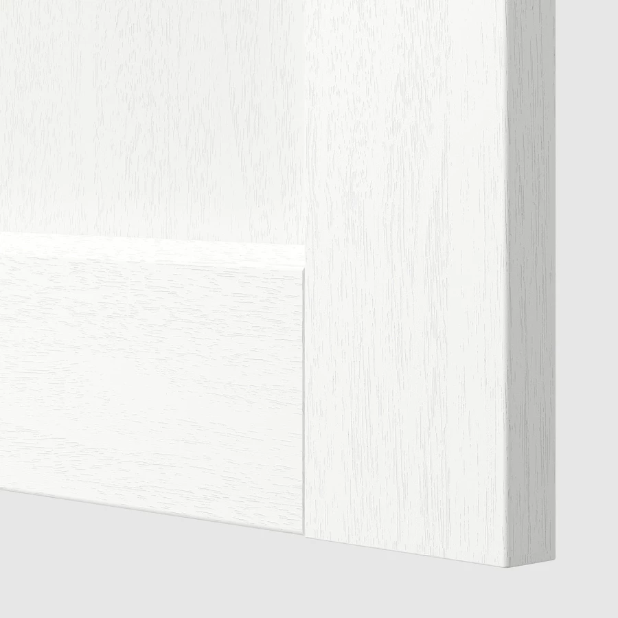 Высокий шкаф/бытовой - IKEA METOD/МЕТОД ИКЕА, 200х60х40 см, белый (изображение №2)