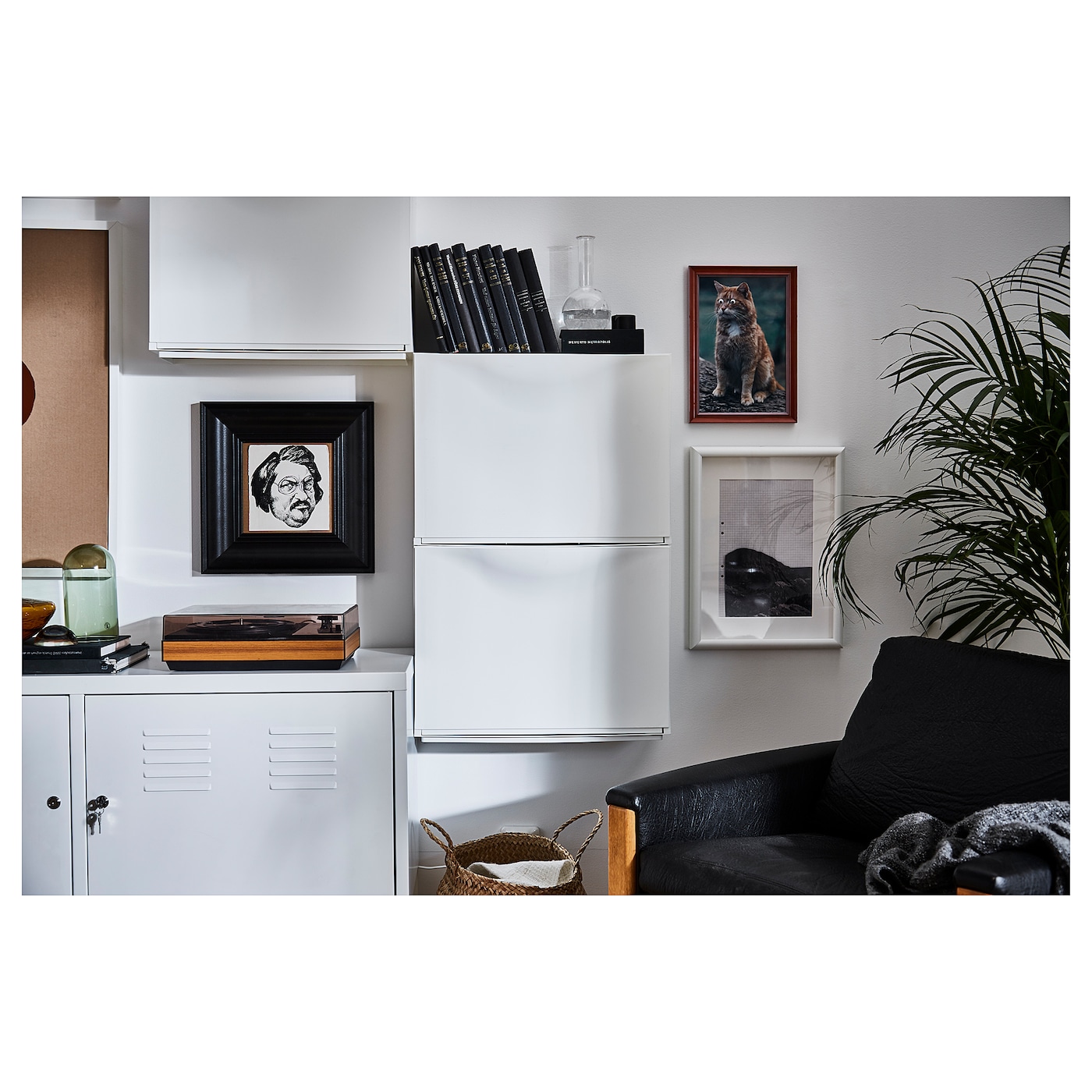 Обувница - IKEA TRONES/ ТРОНЭС ИКЕА, 52х39х18 см, белый. за 6732