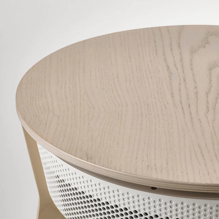Стол с очистителем воздуха со сменным фильтром - IKEA STARKVIND, 56х56 см, белый, СТАРКВИНД ИКЕА (изображение №10)