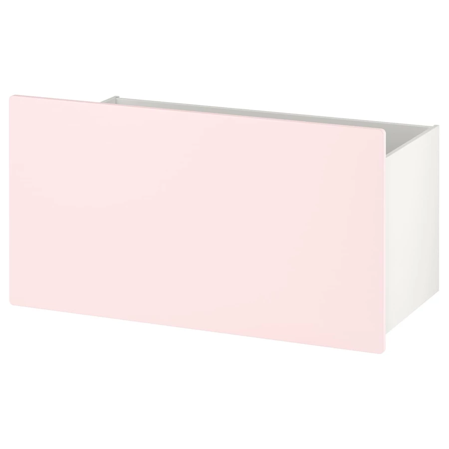 Ящик - IKEA SMÅSTAD/SMASTAD/СМОСТАД ИКЕА, 48х49х90 см, розовый/белый (изображение №1)