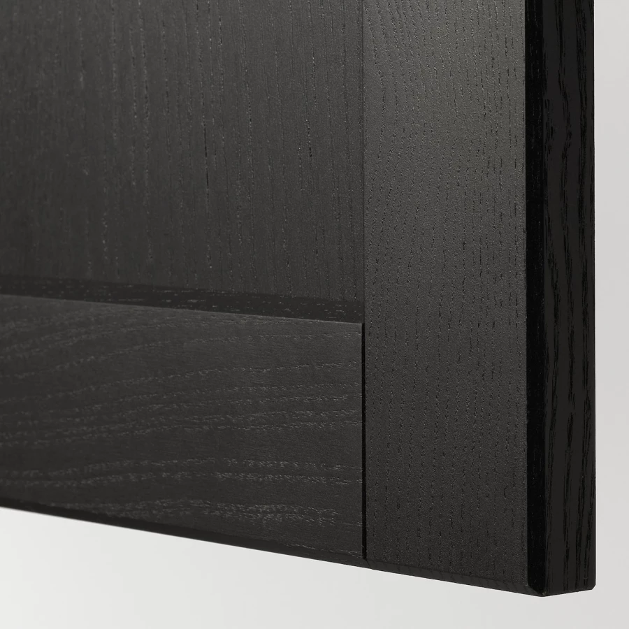 METOD Навесной шкаф - METOD IKEA/ МЕТОД ИКЕА, 40х40 см, черный (изображение №2)
