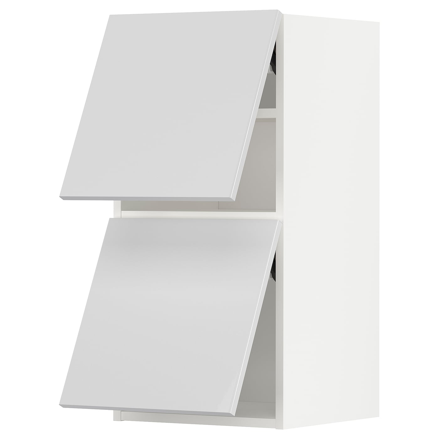 Навесной шкаф - METOD IKEA/ МЕТОД ИКЕА, 80х40 см, белый/светло-серый