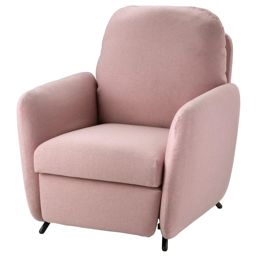 Кресло-реклайнер - IKEA EKOLSUND, 89х97х103 см, розовый, ЭКОЛСУНД ИКЕА (изображение №1)