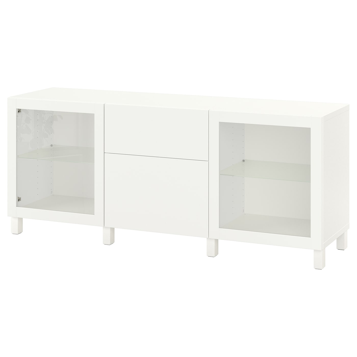 Комбинация для хранения - IKEA BESTÅ/BESTA/ БЕСТА/БЕСТО ИКЕА, 180x42x74 см, белый,