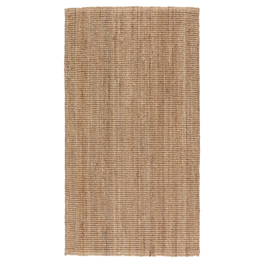 Джутовый ковер - IKEA LOHALS/ЛОХАЛС ИКЕА, 150х80 см, светло-коричневый (изображение №1)