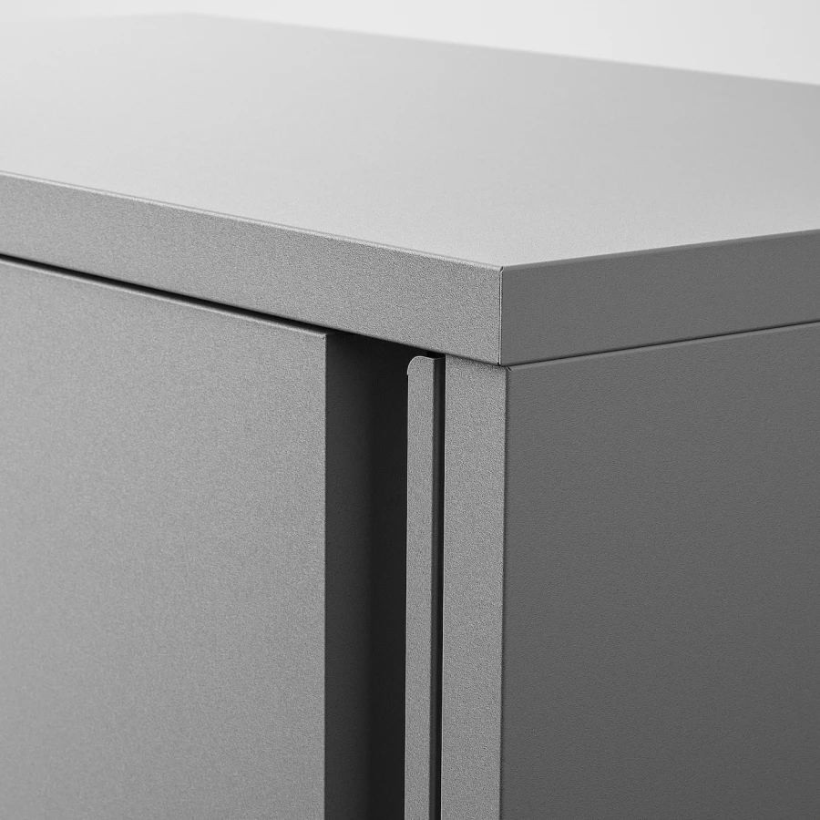 Комбинация для хранения - SUNDSÖ / SUNDSО IKEA/ СУНДСЕ ИКЕА, 86х60 см, серый (изображение №6)