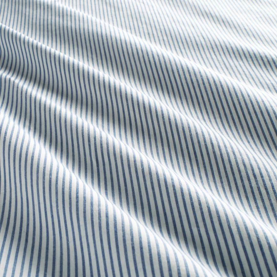 Пододеяльник и наволочка - BLÅVINDA / BLАVINDA  IKEA/  БЛОВИНДА ИКЕА,  150x200/50x60 см, голубой (изображение №4)
