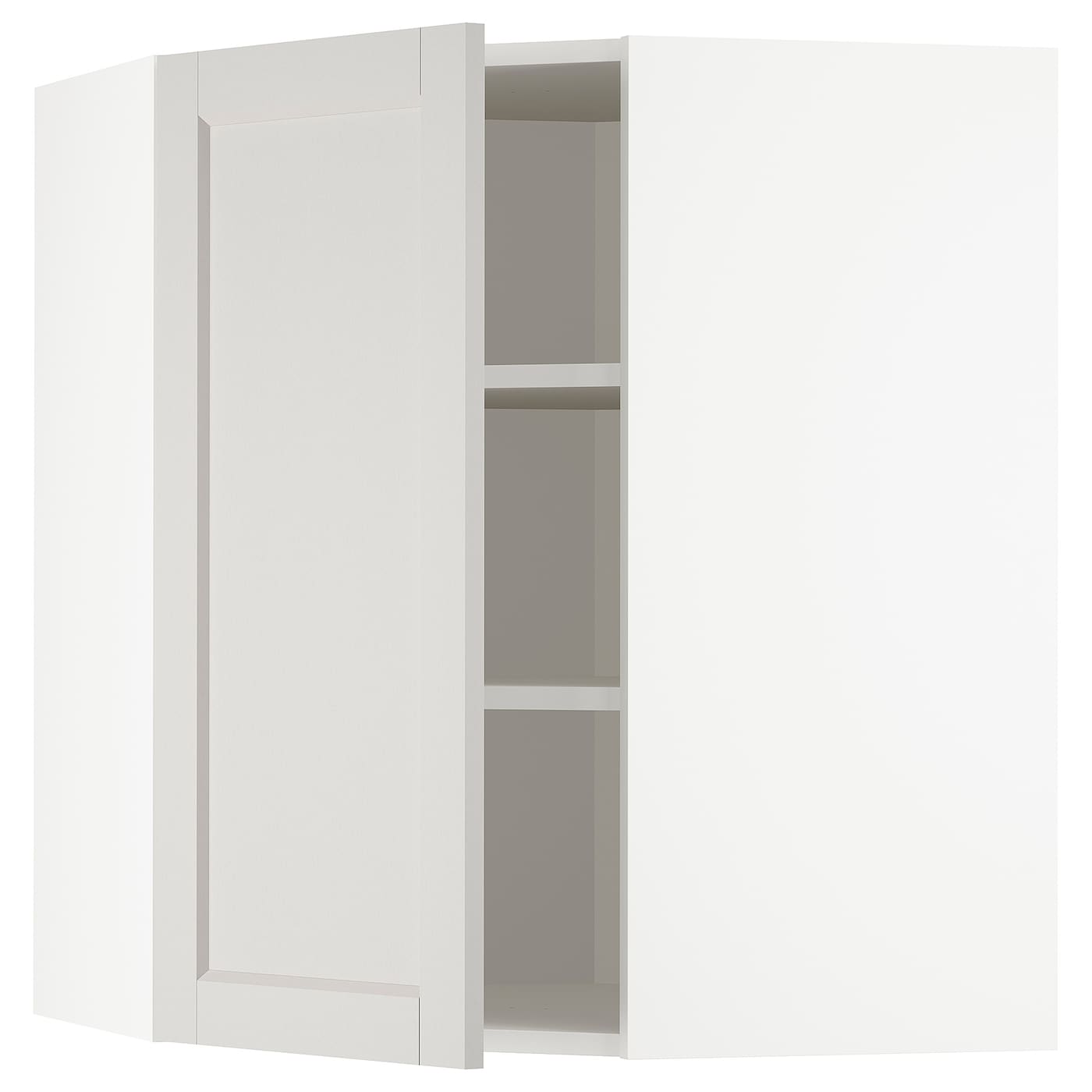 METOD Навесной шкаф - METOD IKEA/ МЕТОД ИКЕА, 80х68 см, белый/светло-серый