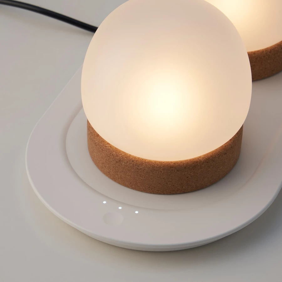 Декоративное лампа - PRAKTSPIREA IKEA/ ПРАКТСРИРЕА ИКЕА,    белый (изображение №8)