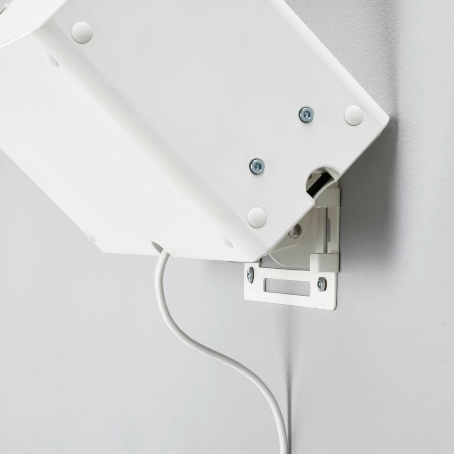 Настенный кронштейн  - SYMFONISK IKEA/ СУМФОНИСК ИКЕА,  302х86 мм, белый (изображение №2)