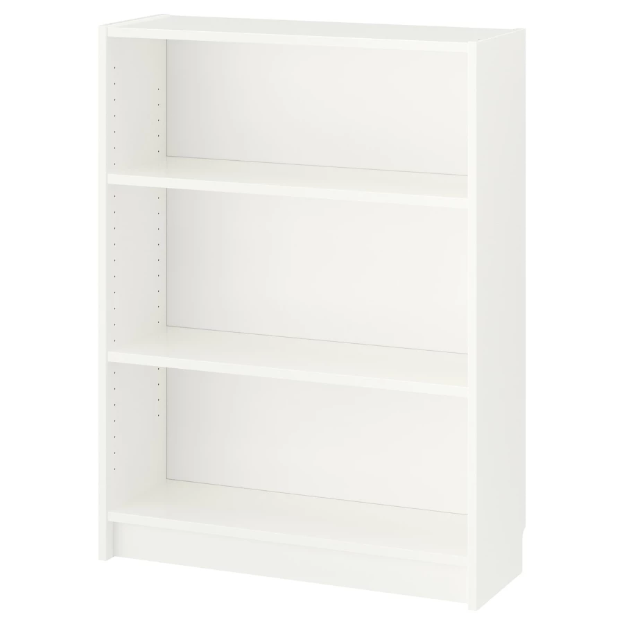 Открытый книжный шкаф - BILLY IKEA/БИЛЛИ ИКЕА, 28х80х106 см, белый (изображение №1)
