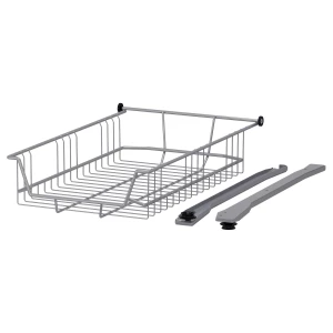 Корзина - UTRUSTA IKEA/ УТРУСТА ИКЕА, 36,4х11 см, серебряный