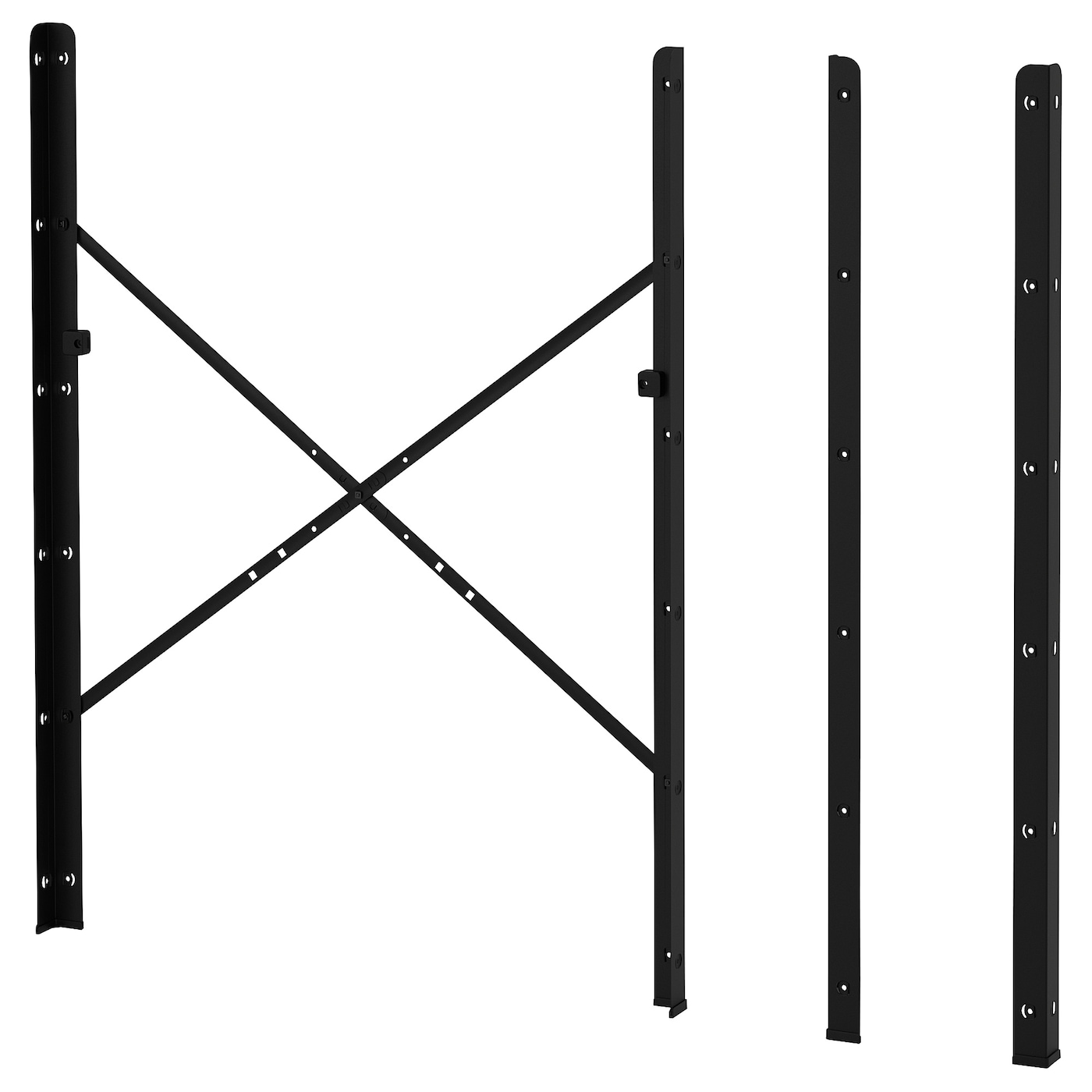 Столб - IKEA BROR, 110x4см, черный, БРУР ИКЕА