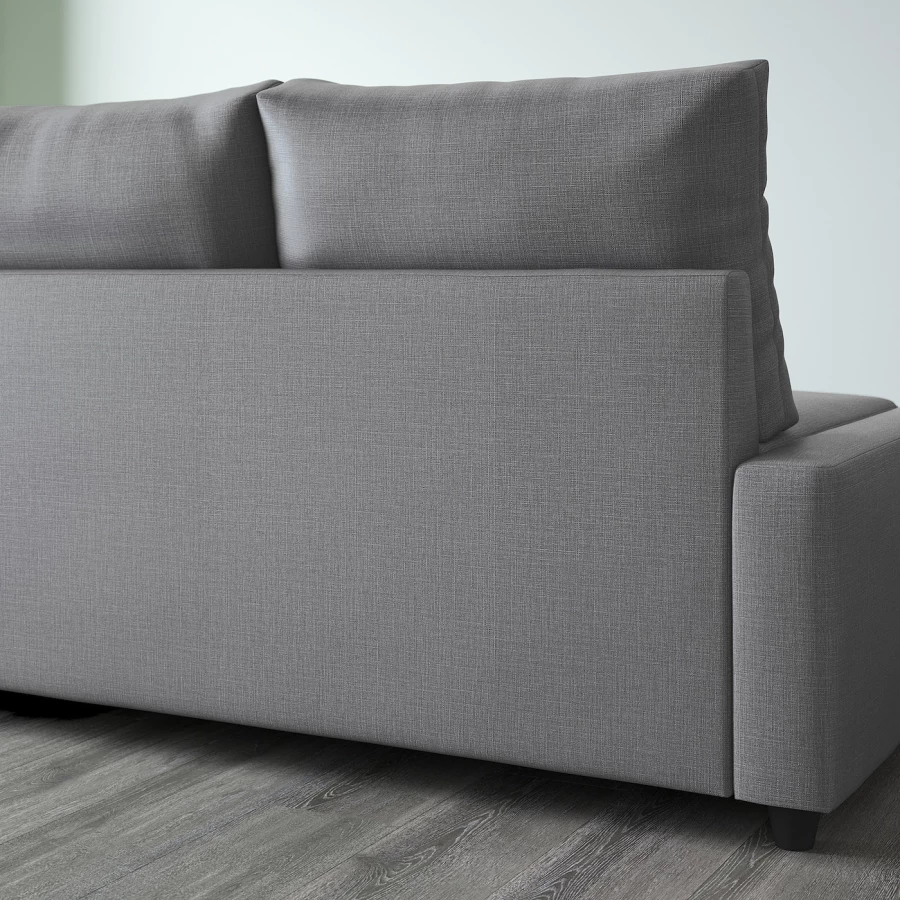 Угловой диван-кровать - IKEA FRIHETEN, 66x151x230см, cерый, ФРИХЕТЭН ИКЕА (изображение №7)
