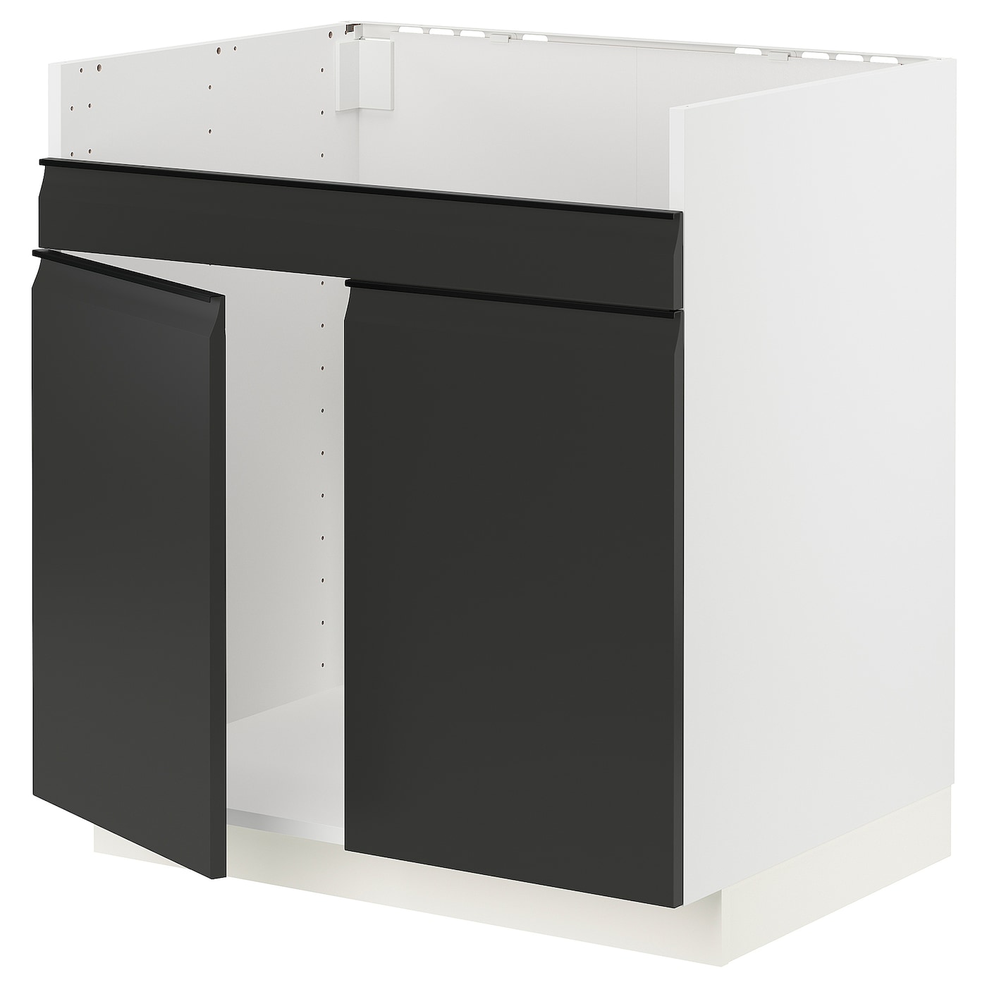 Шкаф под раковину /3 шт/2 шт - METOD / HAVSEN  IKEA/ МЕТОД/ХАВСЕН/ИКЕА, 88х80 см,  белый/черный