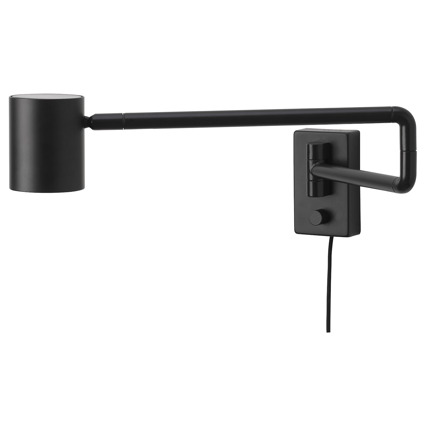 Настенный светильник -  NYMÅNE /NYMАNE IKEA/ НИМОНЕ ИКЕА, 7 см, черный
