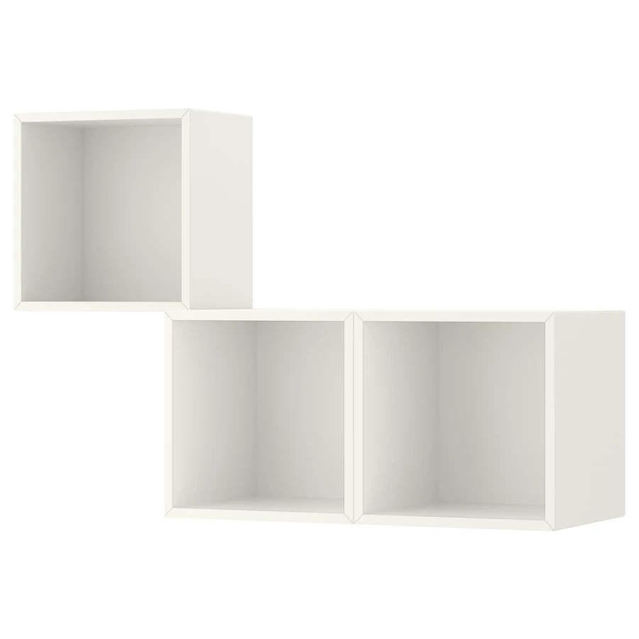 Комбинация навесных шкафов - EKET, 105x35x70 см, белый, ЭКЕТ ИКЕА (изображение №1)