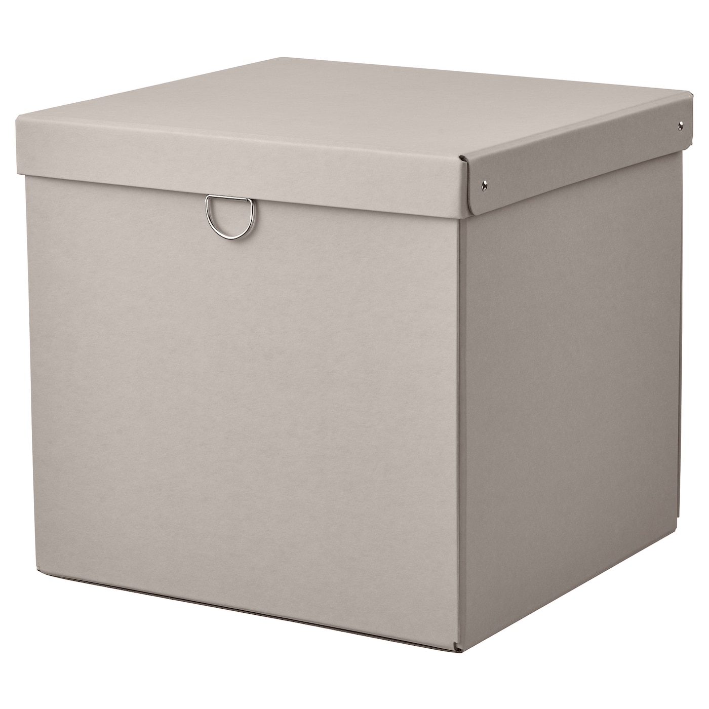 Коробка с крышкой - NIMM IKEA/ НИММ ИКЕА, 32х30х30 см, бежевый