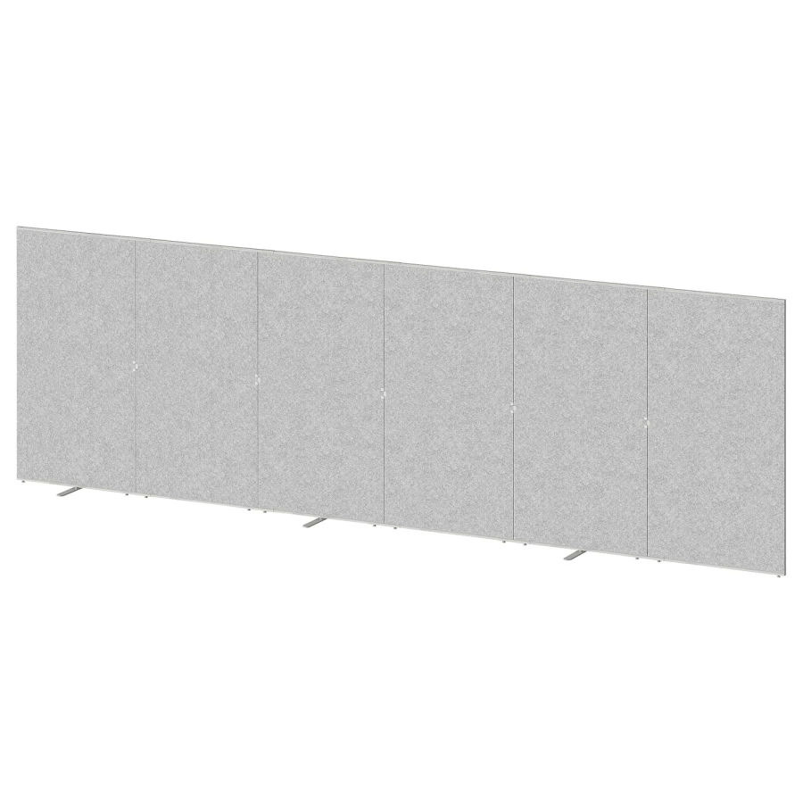 Ножка экрана - IKEA SIDORNA, 40x4x41см, светло-серый, СИДОРНА ИКЕА (изображение №7)