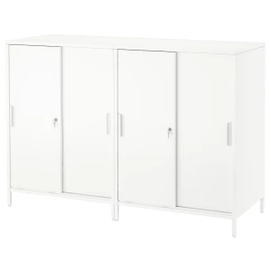 Шкаф-купе - IKEA TROTTEN, белый, 160х55х110 см, ТРОТТЕН ИКЕА