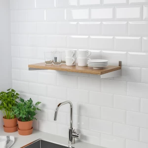 Второе фото. Полка настенная - KUNGSFORS IKEA/ КУНГСФОРС ИКЕА, 60х30 см, бежевый