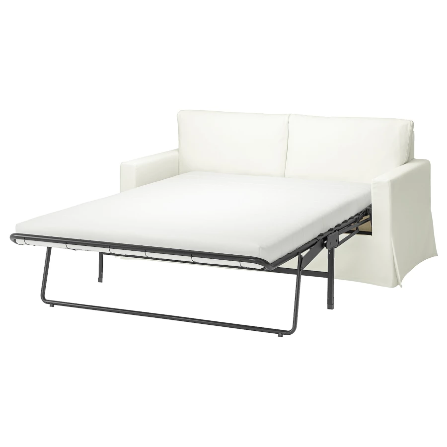 Чехол диван-кровать  - HYLTARP IKEA/ ХУЛТАРП ИКЕА, белый (изображение №1)