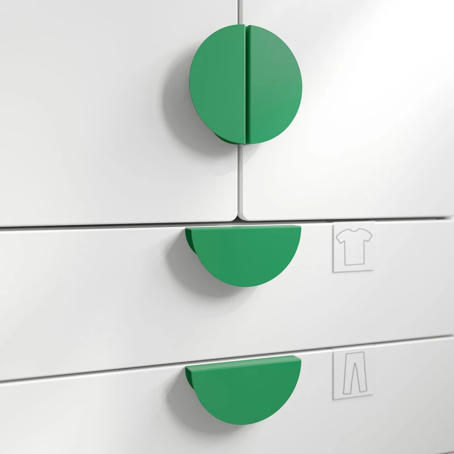 Ручка-скоба - IKEA BEGRIPA, 13 см, зеленый, БЕГРИПА ИКЕА (изображение №2)