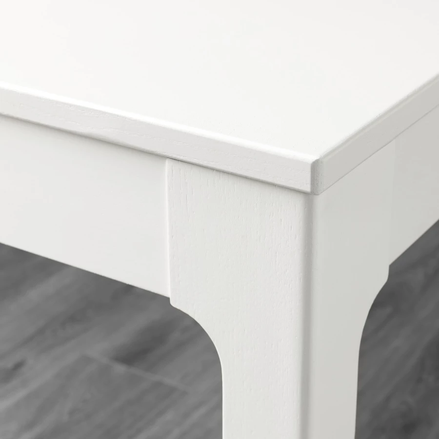 Стол и 2 стула - IKEA EKEDALEN/ЭКЕДАЛЕН ИКЕА, 120х80см, белый/бежевый (изображение №3)