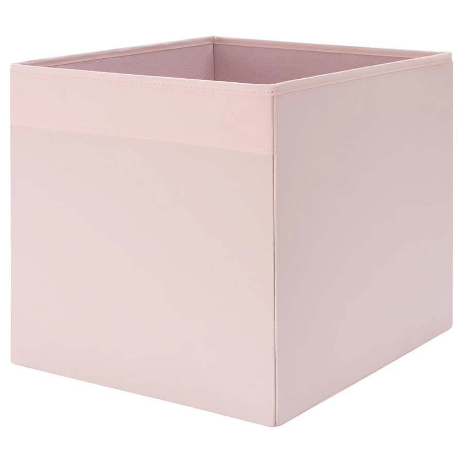 Коробка -  DRÖNA/ DRОNA IKEA/ ДРЕНА ИКЕА, 33х33 см, розовый (изображение №1)