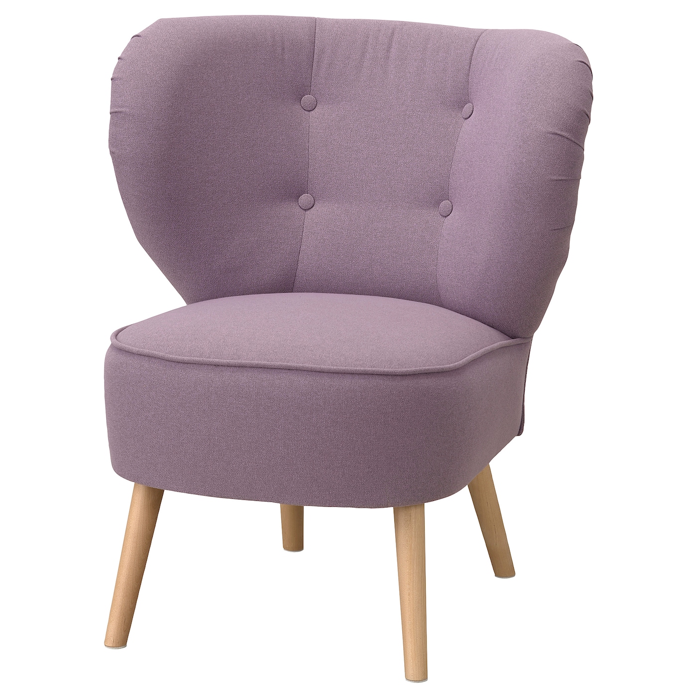 Кресло - IKEA GUBBO, 67х72х80 см, сиреневый, ГУББО ИКЕА
