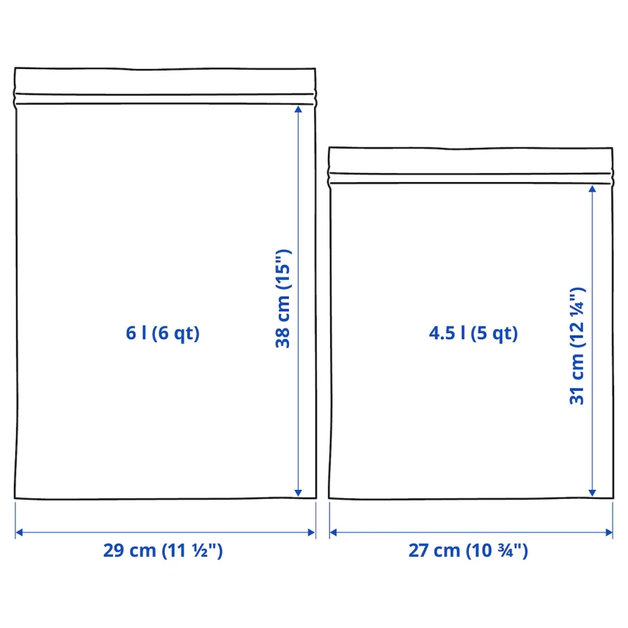 Пакет для продуктов, 30 шт. - IKEA ISTAD, 4.5 л, зеленый/светло-зеленый, ИСТАД ИКЕА (изображение №6)