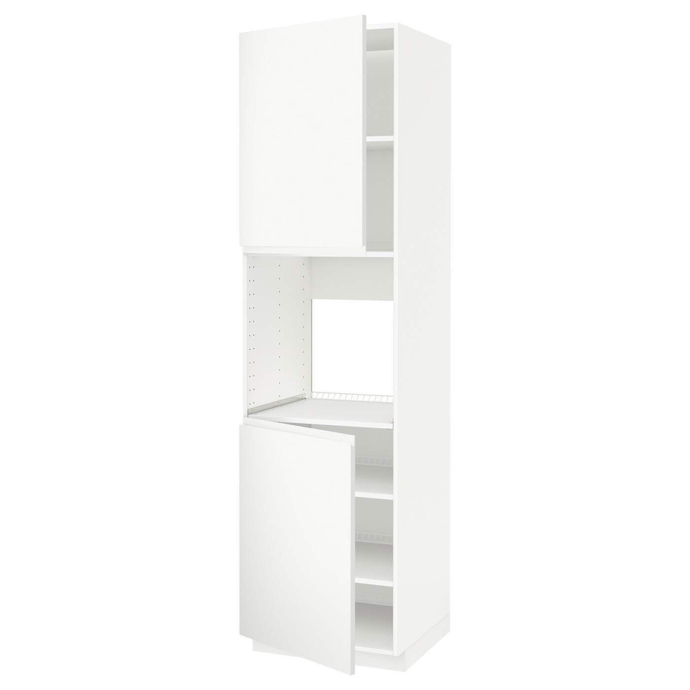 Модульный шкаф - METOD IKEA/ МЕТОД ИКЕА, 228х60 см, белый