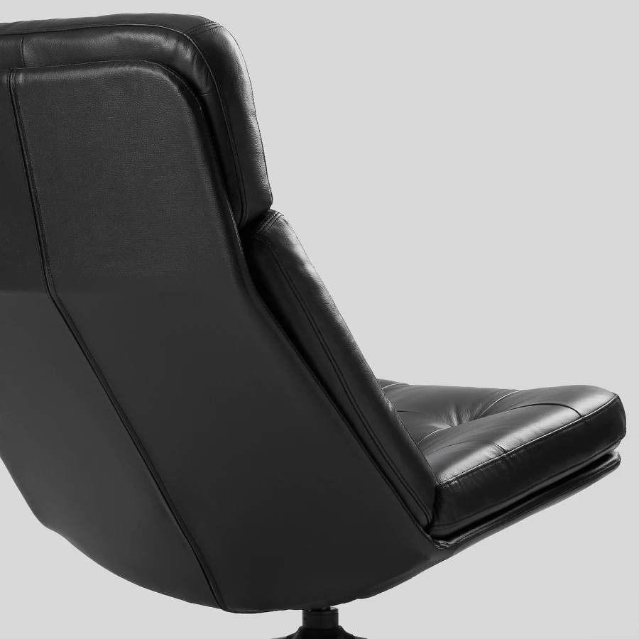 Вращающееся кресло - IKEA HAVBERG, 66х99х92 см, черный, ХАВБЕРГ ИКЕА (изображение №6)