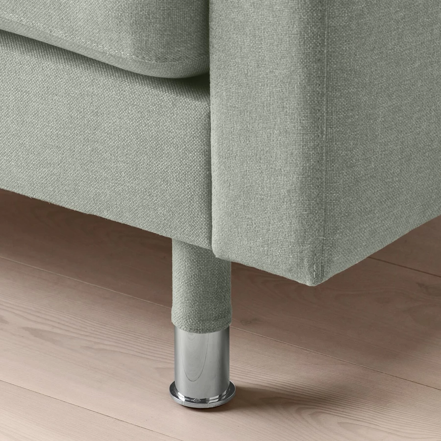 Кресло - IKEA LANDSKRONA, 89х89х78 см, светло-зеленый, ЛАНДСКРУНА ИКЕА (изображение №5)