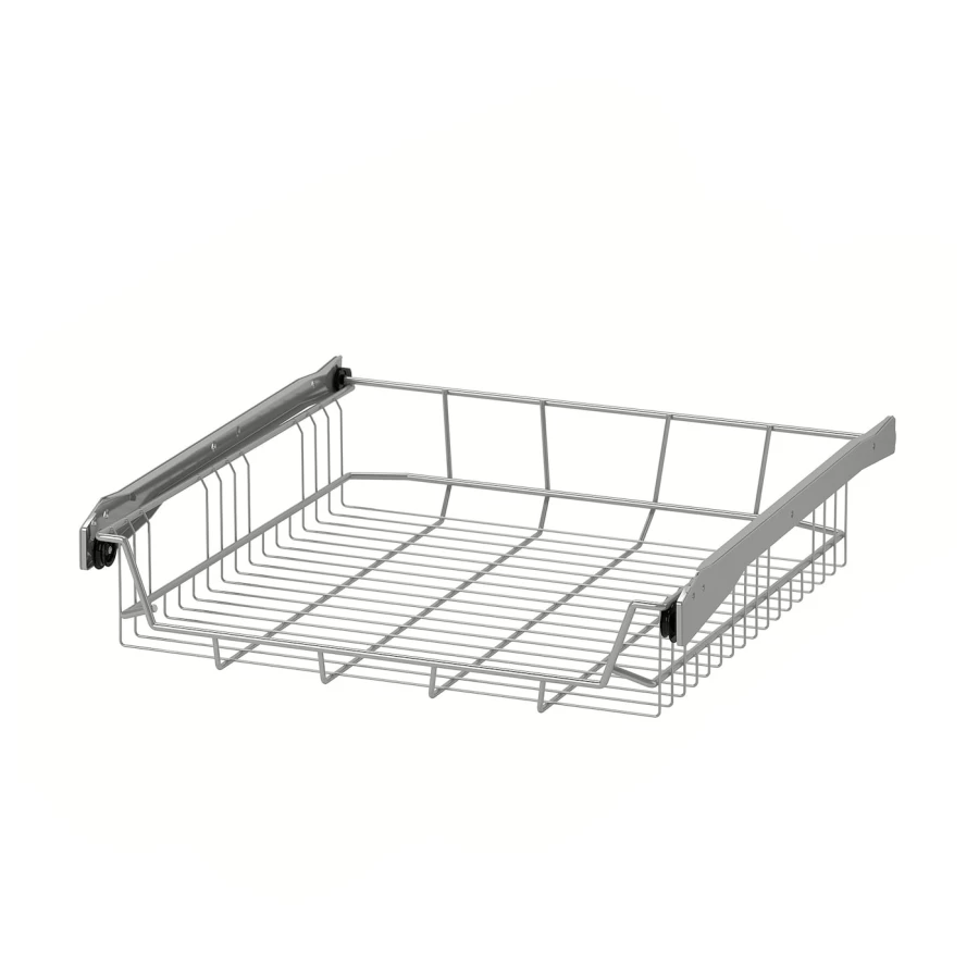 Корзина - UTRUSTA IKEA/ УТРУСТА ИКЕА, 56,4х11 см, серебряный (изображение №1)